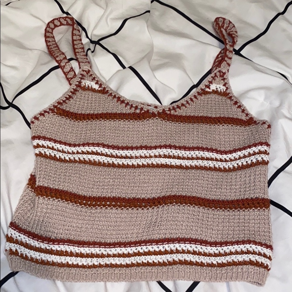 american eagle crochet tank🦋